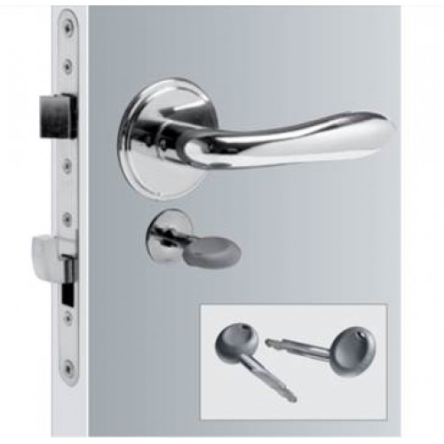 McCoy Star Swing Door Latch (Round Trim)